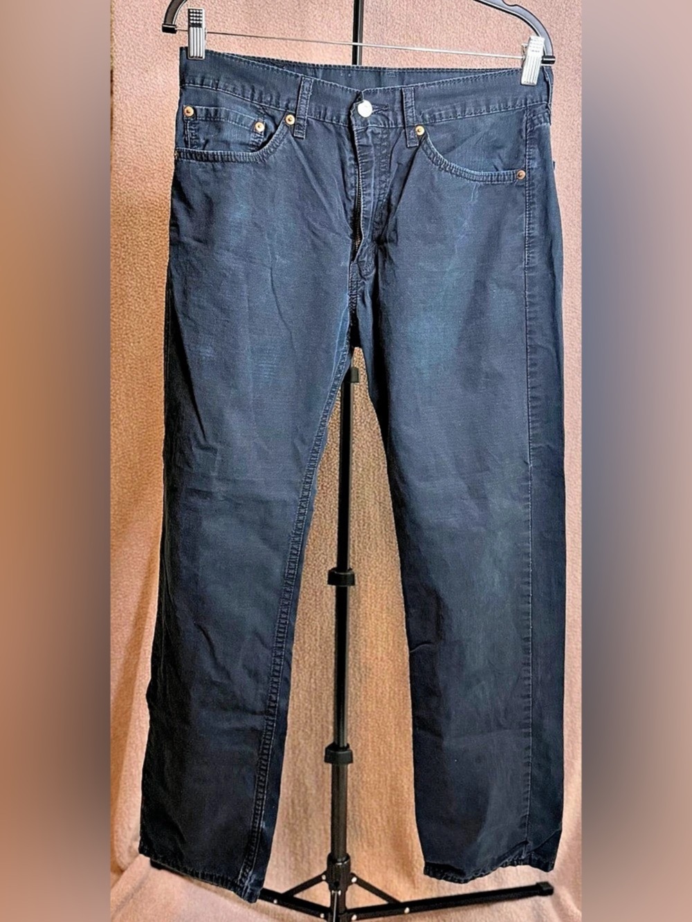 Levi’s 511 Slim Men’s Jeans 32x30 Faded Black Dark Wash Denim